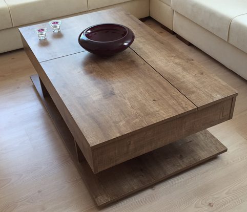 Rice-Custom-Cabinetry-Custom-Built-Coffee-Table-on-wood-floor